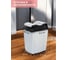 Ведро для мусора HOBBY LIFE WHIRPOOL серое 9 л HL011501 4