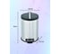 Мусорный контейнер Zalger Silver Line, 5 л R009-05 6
