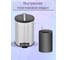Мусорный контейнер Zalger Silver Line, 5 л R009-05 7