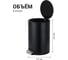 Ведро для мусора Homium Bin, с педалью, цвет черный HS-PBR001BL8 7