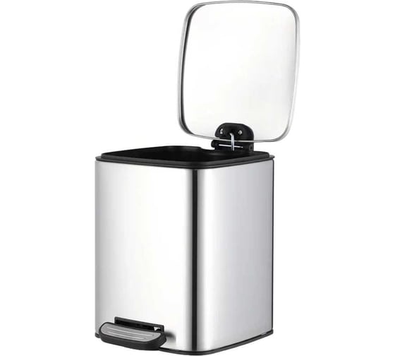 Ведро для мусора Homium Bin, с педалью, цвет серебристый HS-PBSR010sil5 1