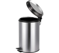 Ведро для мусора Homium Bin, с педалью, цвет серебристый HS-PBR006sil7