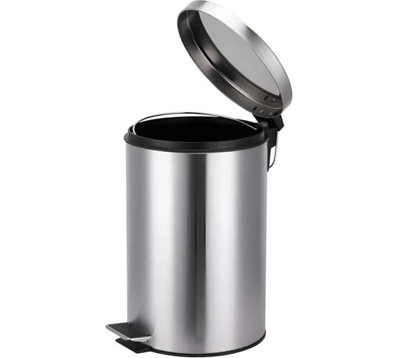 Ведро для мусора Homium Bin, с педалью, цвет серебристый HS-PBR006sil7 1