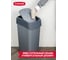 Контейнер для мусора CURVER FLIP BIN серебристый/графитовый 45 л 02172-686-00 4