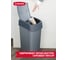 Контейнер для мусора CURVER FLIP BIN серебристый/графитовый 45 л 02172-686-00 8