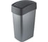 Контейнер для мусора CURVER FLIP BIN серебристый/графитовый 45 л 02172-686-00 14