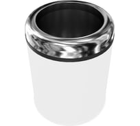 Ведро для мусора без крышки Teymi Solli 12 литров, белое T90247 ЦБ-00269700