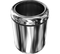Ведро для мусора без крышки Teymi Solli 12 литров, хром T90241 ЦБ-00269701