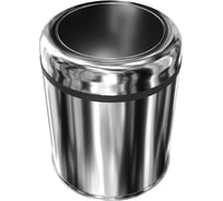 Ведро для мусора с крутящейся крышкой Teymi Solli 5 литров, хром T90253 ЦБ-00269722