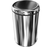 Ведро для мусора с крутящейся крышкой Teymi Solli 45 литров, хром T90258 ЦБ-00269720