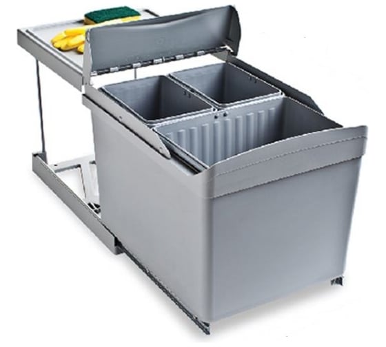 Система сортировки мусора ALVEUS ALBIO 30 1X16 L+2X7,5 L 1090337