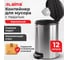Ведро-контейнер для мусора (урна) с педалью LAIMA Modern, 12 л, матовое, нержавеющая сталь, внутреннее ведро 880983 2