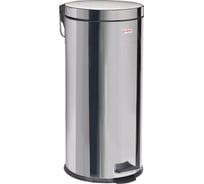 Ведро-контейнер для мусора (урна) с педалью LAIMA Classic, 30 л, зеркальное, нержавеющая сталь, внутреннее ведро 880978