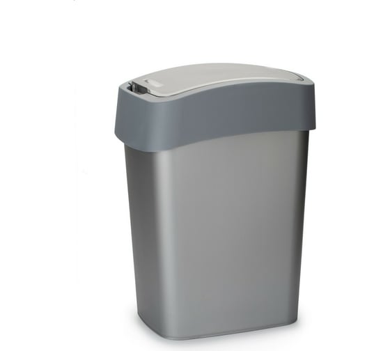 Контейнер для мусора CURVER FLIP BIN 25 л, графит 02171-686-00