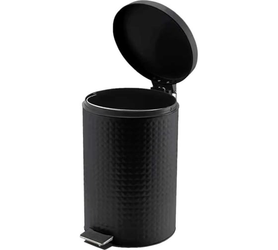 Ведро для мусора Homium Bin, с педалью, цвет черный HS-PBR023BL5 1