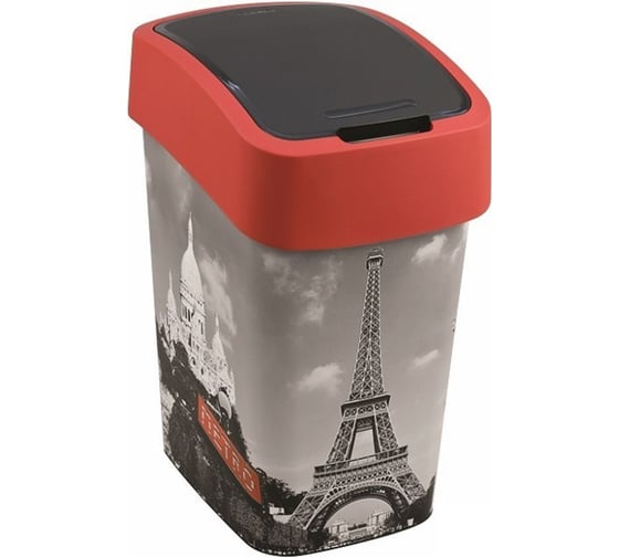 Контейнер для мусора CURVER DECO FLIP BINS London 02171-L11