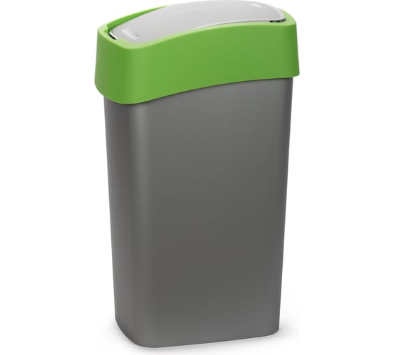Контейнер для мусора CURVER FLIP BIN 50л, зеленый 195022 1