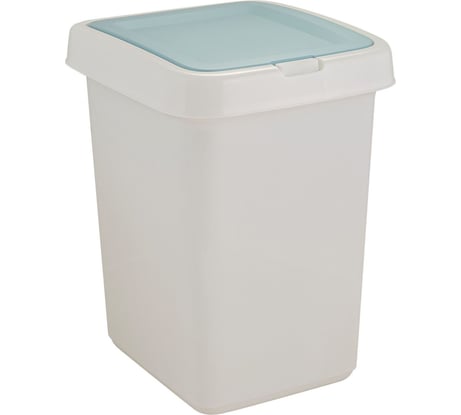 Контейнер для мусора с крышкой Push to Open Spin&Clean Квадра 25л белый SV4143БЛ 220199