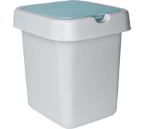 Контейнер для мусора Svip Квадра 14 л, небесный SV4132НБС