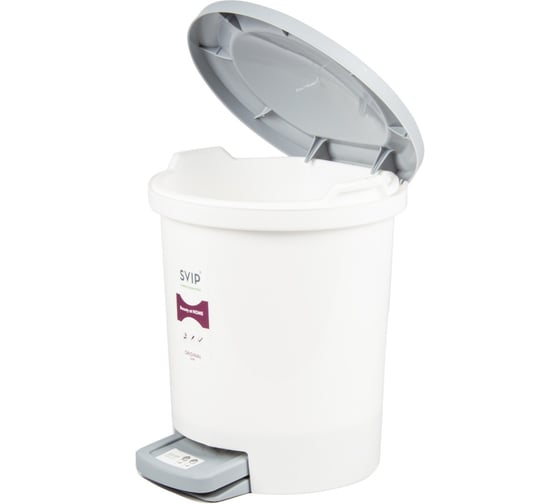 Мусорное ведро Spin&Clean Vogue, с плавающей крышкой, 6 л SV4046НБС-2PS 207153