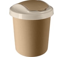 Контейнер для мусора Svip Ориджинал 12 л, кофейный SV4044КФ