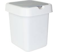 Контейнер для мусора Svip Квадра 9 л, белый SV4042БЛ