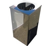 Урна Титан Мета Квадро-26 хром 4607078087351