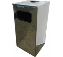 Урна Титан Мета Квадро-12 хром 4607078087894 16385993