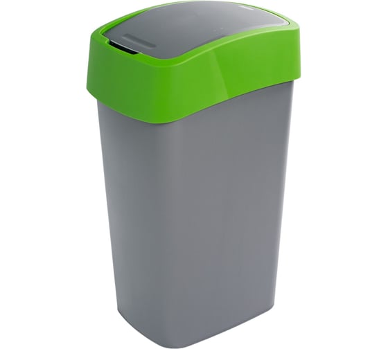 Контейнер для мусора CURVER FLIP BIN 50 л зеленый 02172-P80-00 1