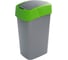 Контейнер для мусора CURVER FLIP BIN 50 л зеленый 02172-P80-00 1