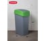 Контейнер для мусора CURVER FLIP BIN 50 л зеленый 02172-P80-00 3