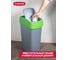 Контейнер для мусора CURVER FLIP BIN 50 л зеленый 02172-P80-00 5