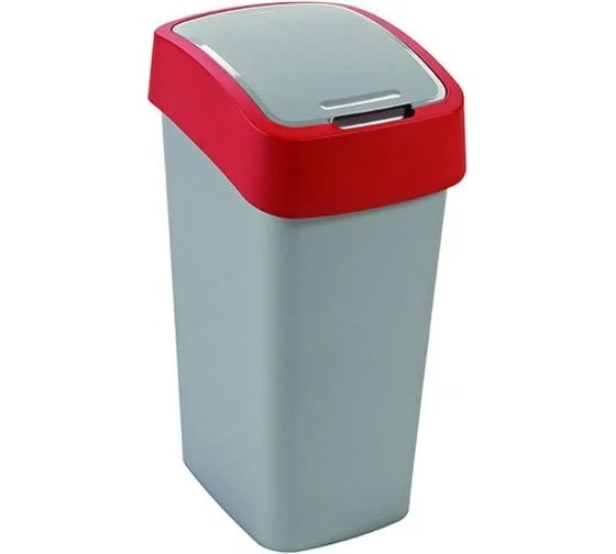 Контейнер для мусора CURVER FLIP BIN 50 л красный 02172-547-00