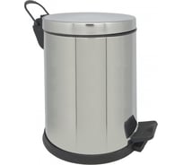 Корзина с педалью Merida CLASSIC ECO металлическая полировка, 12 л KIP470