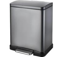 Педальное ведро WeltWasser WW LASSY TG 12L Серый матовый 10000006129