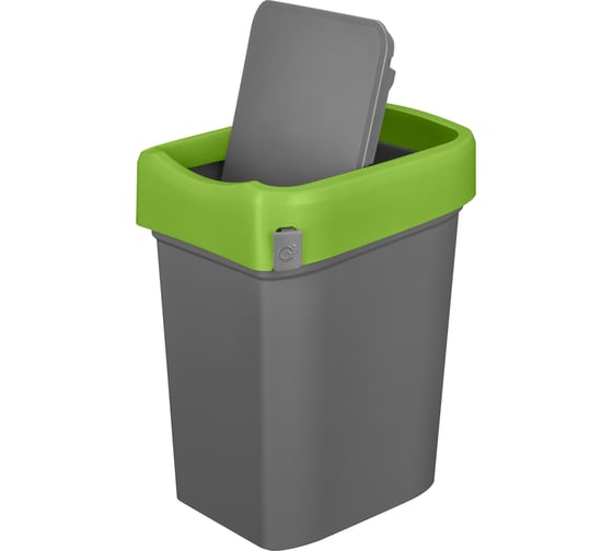 Ведро для мусора, контейнер для мусора Econova "SMART BIN" 50Л (Зеленый) 434258109
