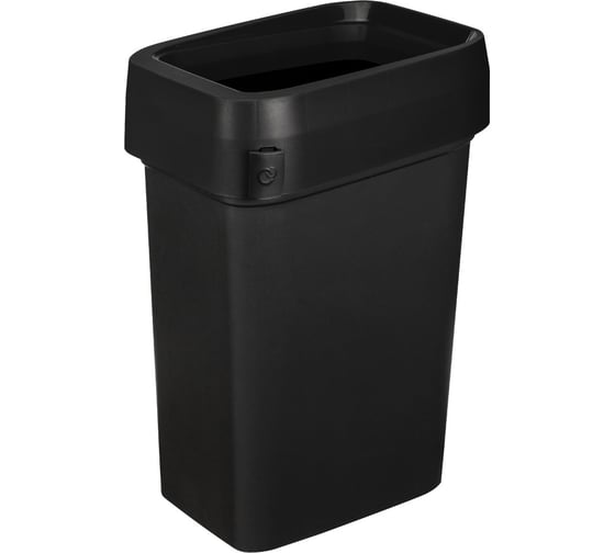 Ведро для мусора, контейнер для мусора Econova "SMART BIN" 50Л (Черный) 435245813