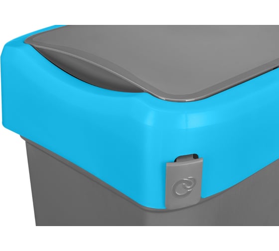 Ведро для мусора, контейнер для мусора Econova "SMART BIN" 50Л (Синий) 434258117