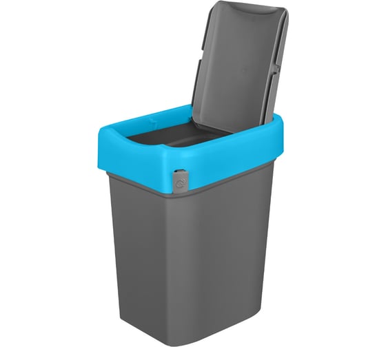 Ведро для мусора, контейнер для мусора Econova "SMART BIN" 50Л (Синий) 434258117
