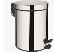 Ведро для мусора Aquanet 5 литров 8072SS никель 00298617