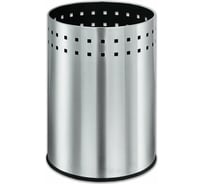 Корзина LAIMA металл.для мусора Bionic, 12л, мат, перфорированная, несгораемая, 232268