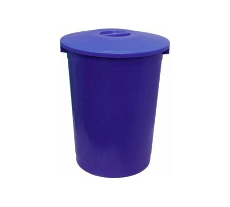 Бак Тара.ру с крышкой, 60 л, синий 04012