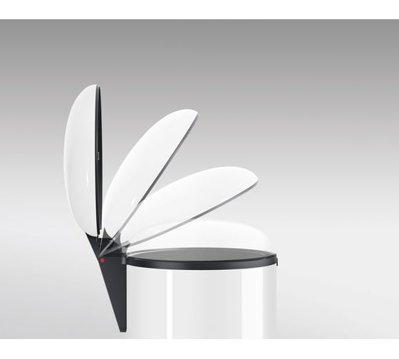 Мусорный контейнер Hailo Harmony M 12л, сталь, серебро, 0515-020