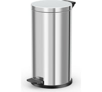 Мусорный контейнер Hailo Solid L 18 л, нержавеющая сталь, хром, с оцинкованным ведром, 0522-010