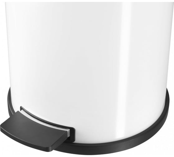 Мусорный контейнер Hailo Solid L 18 л, нержавеющая сталь, хром, с оцинкованным ведром, 0522-010