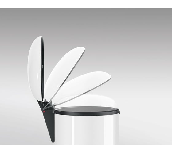 Мусорный контейнер Hailo Harmony M 12л, сталь, красный, 0515-040