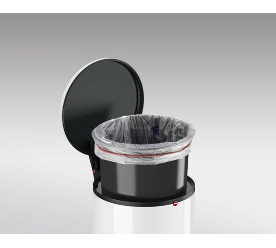 Мусорный контейнер Hailo Harmony M 12л, сталь, красный, 0515-040