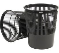 Офисная корзина Attache КР510 14л, пластик, черная 130863