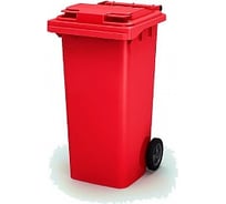 Мусорный контейнер Пластик Система 120 л красный 23.C29.40