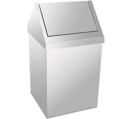 Мусорная урна PALEX с крышкой 25л серый, глянец 3800-325 12390